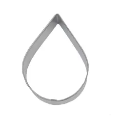 3.5&rdquo; Raindrop Metal Cookie Cutter