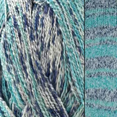 Bamboo Pop Sock by Universal Yarn - Fine Bamboo blend - 42 Colors 402 acid wash