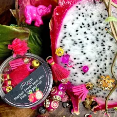 Jesse James Beads Mini Bead Mix in Pink Dragonfruit