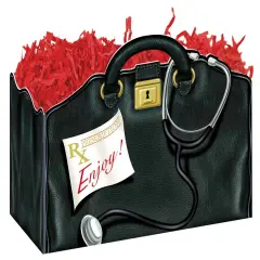 Pack/6: Doctor'S Bag Basket Box - 6-3/4 x 4 x 5"