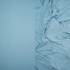 1 Yard Venecia Solid Knit Fabric, 58/60&Prime; Wide Polyester Spandex Blend CLEAR SKY