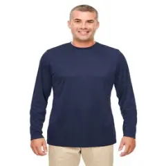 UltraClub&reg; Dry Performance Long-Sleeve Top Navy