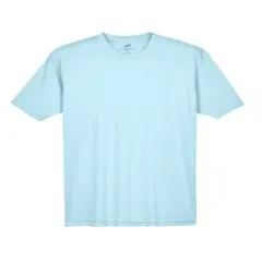 UltraClub&reg; Men's Cool & Dry Sport Performance Interlock T-Shirt Ice Blue