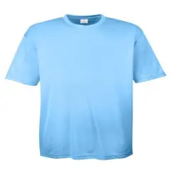 UltraClub&reg; Men's Cool & Dry Basic Performance T-Shirt Columbia Blue