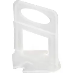 Reusable Tile Leveling System Clips (1/32 in, White, Plastic, 400 Pack)
