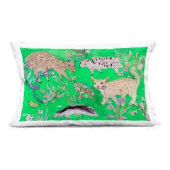 Stupell Industries Quirky Meadow Wildlife Indoor Pillow, 14 x 7 x 20