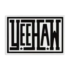 Stupell Industries Yeehaw Bold Phrase Canvas By Lettered and Lined