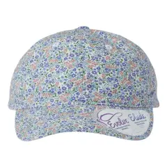 Infinity Her&reg; Women's Garment Washed Fashion Print Cap Light Pink/ Floral