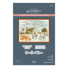 Spellbinders BetterPress Plate & Die Set by Justine Dvorak-Farm Sweet Farm