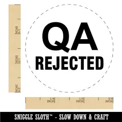 QA Rejected Quality Assurance Manufacturing Label Rubber Stamp for Stamping