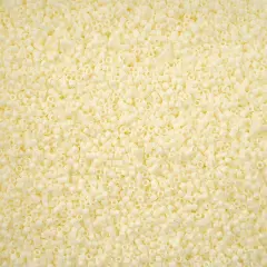 Miyuki Delica 5.2g Luster Finish Glass Beads, 11/0 Light Cream DB2401