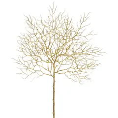 Allstate Twig Artificial Christmas Spray - 23" - Metallic Gold