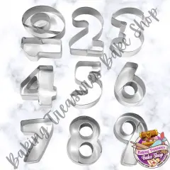 Number Cookie Cutters 0-9