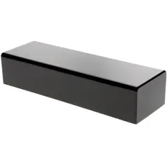 Plymor Black Acrylic Rectangular Display Base, 14" W x 4.5" D x 3" H