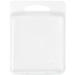 Collecting Warehouse Clear Plastic Clamshell Package / Storage Container, 2.56" H x 2.44" W x 1.25" D