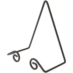 Bard's Black Wall Mountable Platter Hanger, 7" H x 5.5" W x 3.5" D (For 9.5" - 10.5" Platters)