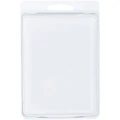 Collecting Warehouse Clear Plastic Clamshell Package / Storage Container, 4.1875" H x 3" W x 1.25" D