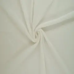 1 Yard Velvet Solid Fabric Soft Stretch Luxurious Feel 58/60" Wide White