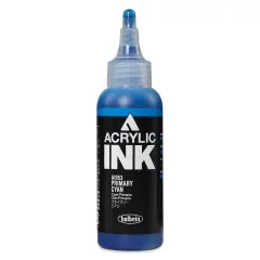 Holbein Acrylic Ink - Primary Cyan, 100 ml