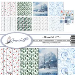 Reminisce Collection Kit 12"X12"-Snowfall