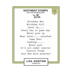 Lisa Horton Crafts Stamp And Die Set-Loading..