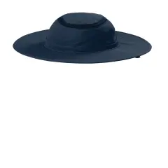 Port Authority&reg; Outdoor Ventilated Wide Brim Hat Dress Blue Navy