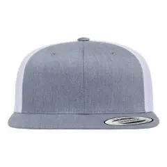 YP Classics&reg; Retro High Profile Trucker Cap H Grey White