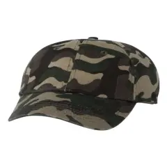 Valucap&reg; Classic Dad Hat Comfortable Relaxed Fit Green Camo