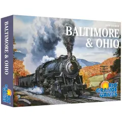 Rio Grande Games: Baltimore & Ohio - Train Strategy Board Game, Economy & American Railway Game, Investment & Bidding, Ages 14+, 3-5 Players, 60 Min