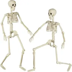 3ft Halloween Skeleton Full Body Posable Joints Skeletons(2Pcs)