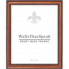 17x24 Picture Frame, Stratton 0.75 Inch Wood Moulding, Wall Display Frame for Art, Posters, or Photos by wallsthatspeak Copper