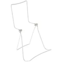 Gibson Holders 3DDX Adjustable White Wire 2-Tier Display Easel, 5.5" W x 4.75" D x 8.5" H