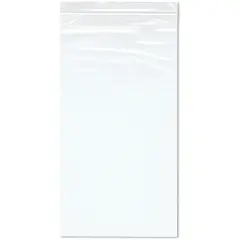 Plymor 8" x 15" (Pack of 100), 2 Mil Zipper Reclosable Plastic Bags