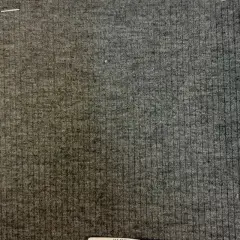 Stretch 4x2 Rib Knit Fabric 1 Yard Solid Color, Poly Rayon Spandex, 52/54&Prime; Width H.CHARCOAL