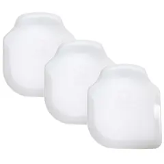 Chef Craft 3" x 2.5" Durable Non-Scratch Plastic Pan Scraper Tool - White