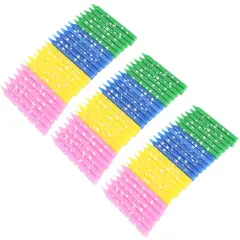 Chef Craft 24pc Assorted Color 2.5 Inch Tall Classic Star Birthday Candles Set