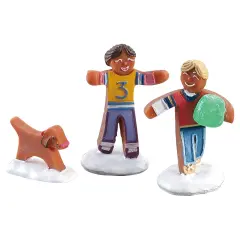 Lemax Gumdrop Football, Set Of 3