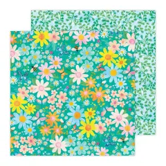 Paige Evans Happy Haven Double-Sided Cardstock 12"X12"