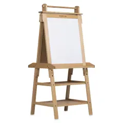 Meeden Kids Double-Sided Art Easel Set - Natural Pine Wood, Set of 77