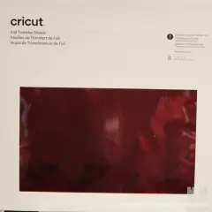 Cricut Foil Transfer Sheets - Red