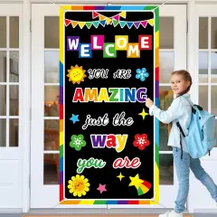 Classroom Colorful Welcome Door Banner