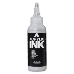 Holbein Acrylic Ink - Pearl Silver, 100 ml