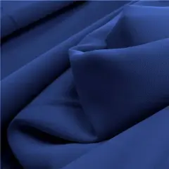 1 Yard Pebble Georgette Blue Fabric, 58/60&rdquo; Wide Lightweight Polyester for Apparel & D&eacute;cor
