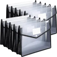 10 Pieces Plastic File Folders Envelope
