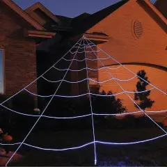 24" Halloween LED Web &ndash; Spooky Outdoor Lighted Display
