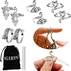 8 Pack Adjustable Crochet Yarn