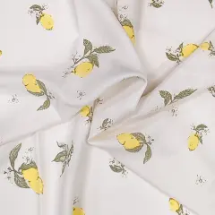 1 Yard Lemon Rayon Slub Fabric Lightweight Material for Shirts Summer Outfits 55/58 Inches Width