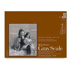 Strathmore 400 Series Gray Scale Pad - 18" x 24", 15 Sheets