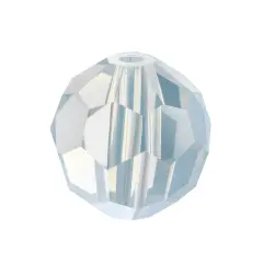 Preciosa 4mm Czech Glass Faceted Round Beads 40 Pieces White Opal