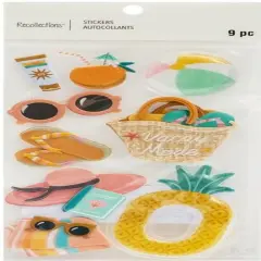 Recollections Beach Gear Dimensional Stickers